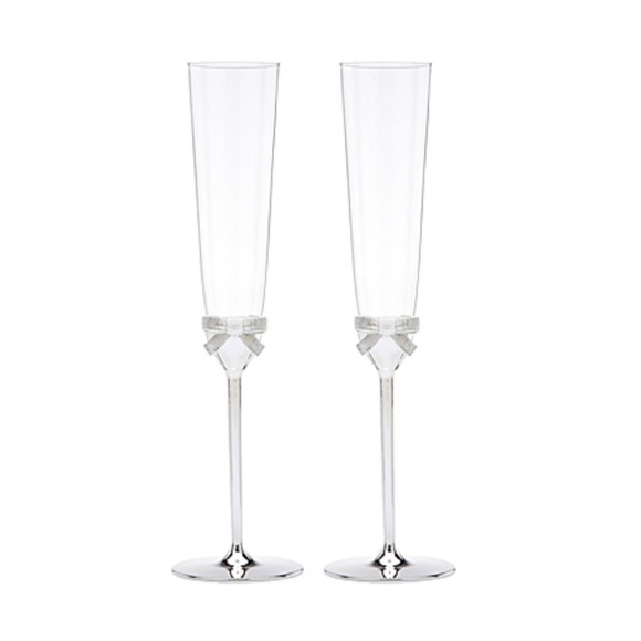 kate spade Other - Kate Spade Grace Avenue Toasting Flute Pair